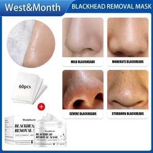 Blackhead Remover Nose Face Mask Shrink Pores Tearing Black Dot Mask Peeling Acne Treatment Pore Dee in Pakistan