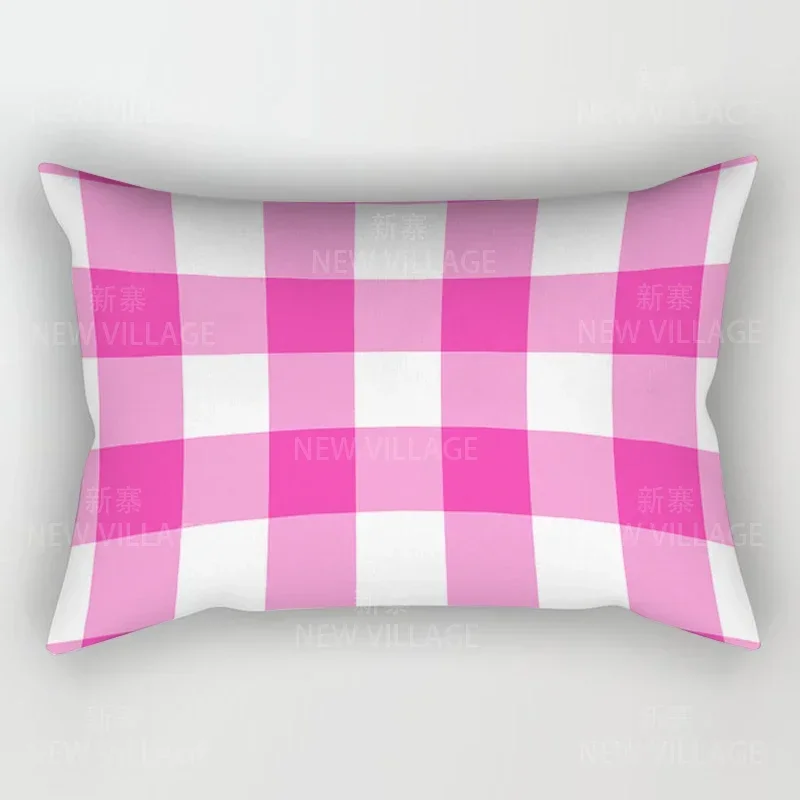 Простые клетчатые наволочки для диванных подушек украшения дома на 30x50 40x60 50x80