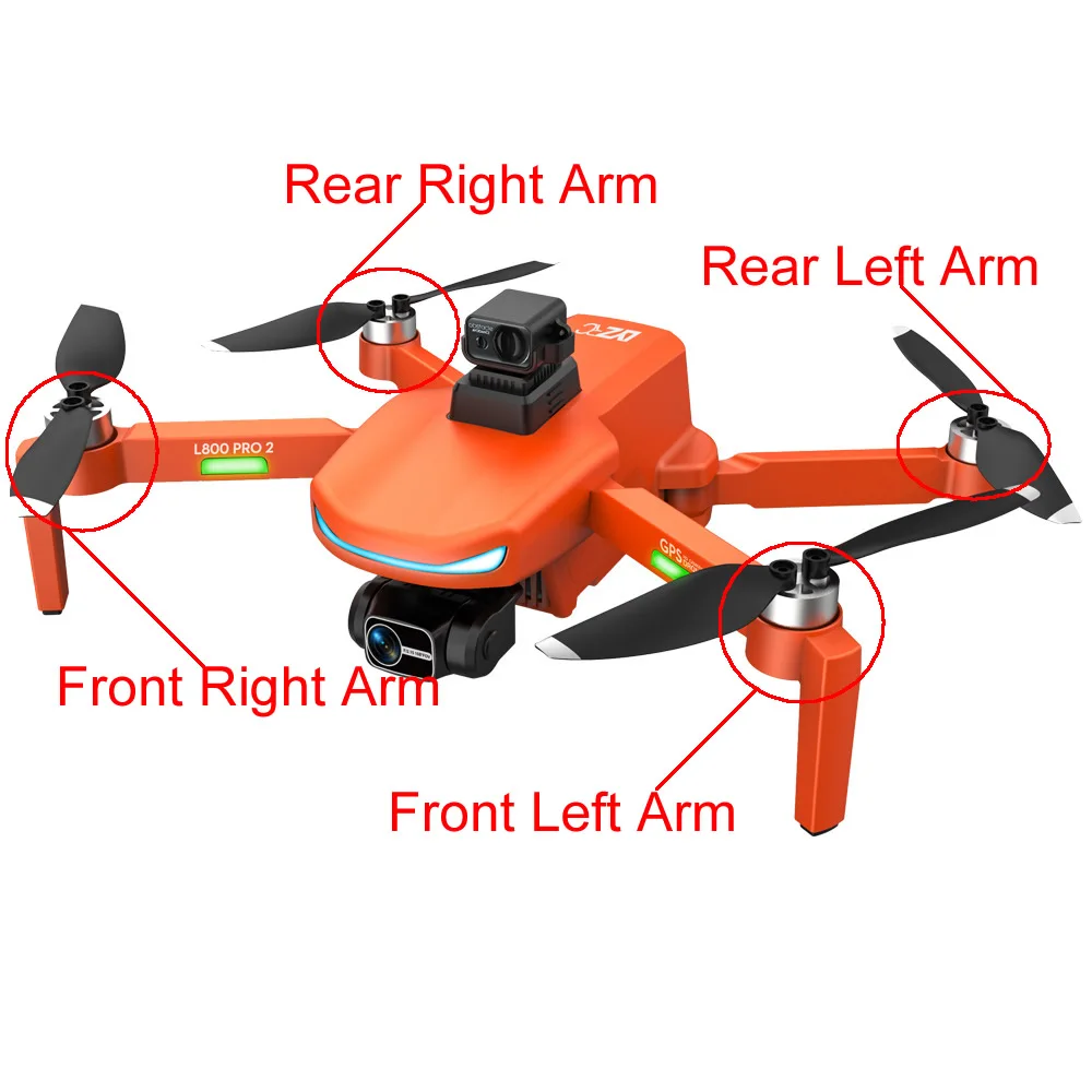 

NEW LYZRC L800 PRO2 GPS Brushless Drone Foldable RC Quadcopter Spare Parts Battery USB Charging Wire Propeller Remote Control