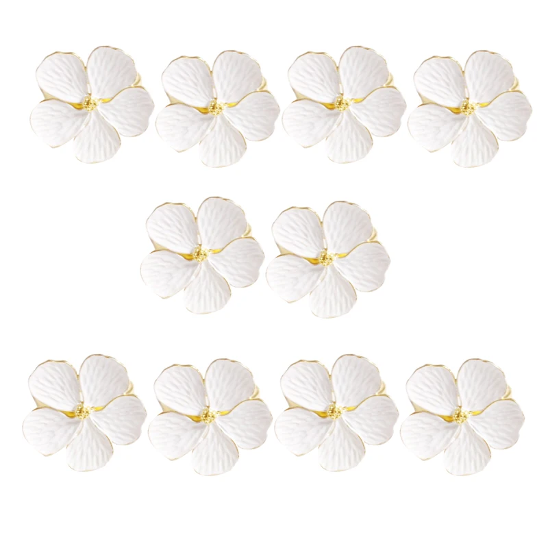 

10Pcs/Lot Wedding Simple Plum Flower Napkin 5 Petals Lucky Flower Napkin Paper Napkin Ring Napkin Paper Ring