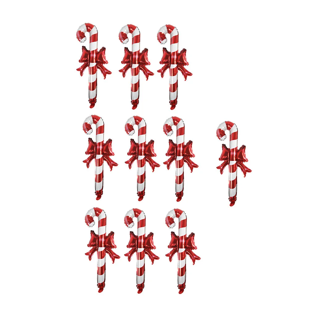 

Candy Christmas Cane Balloons Decorations Inflatable Balloonfoil Party Canes Props Supplies Outdoor Stick Prop Large Decor