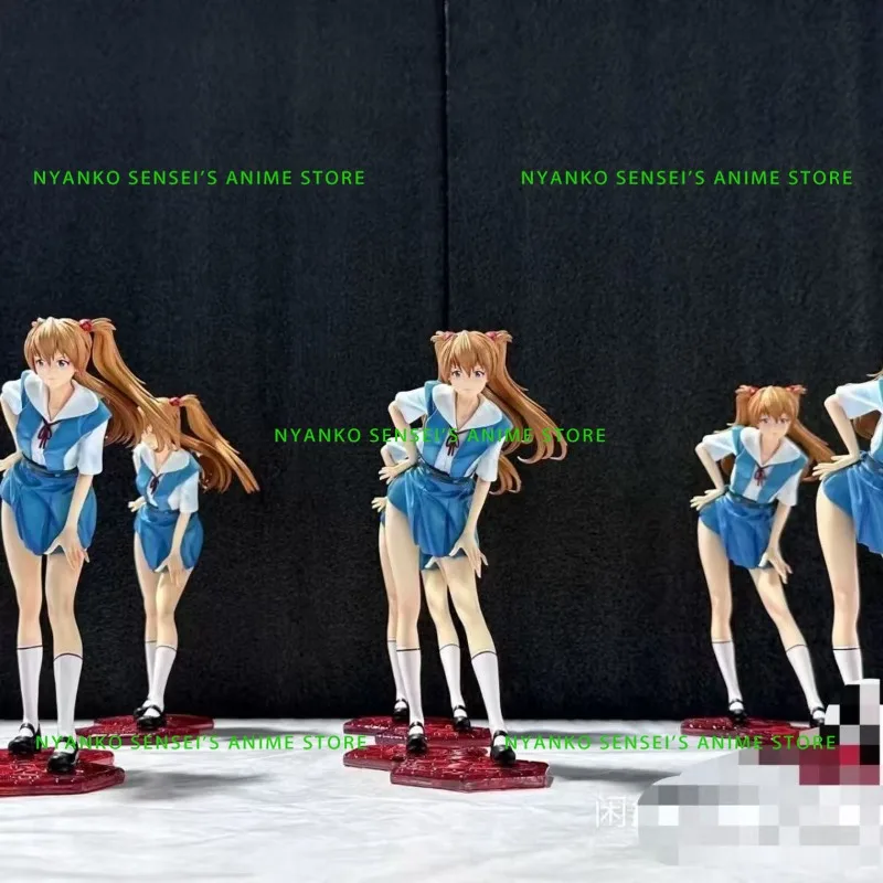 Фото В наличии NEON GENESIS EVANGELION EVA Asuka Новый стиль Школьная форма GK China Ver. Фигурки Модели Аниме Игрушки Куклы Коллекция №4
