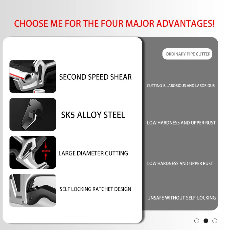 Профессиональные ножницы из полипропилена для электролиза трубок