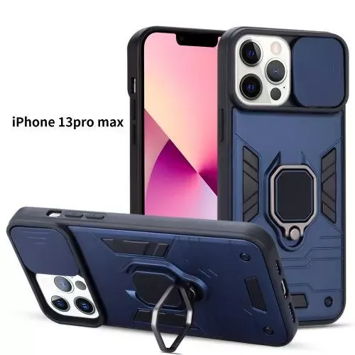 

Slide Armor Shockproof Phone Case For iPhone 13 11 12 Pro Max 12 Mini 7 8 6 Plus XR X XS Max SE 2020 Soft TPU Back Cover Bumper