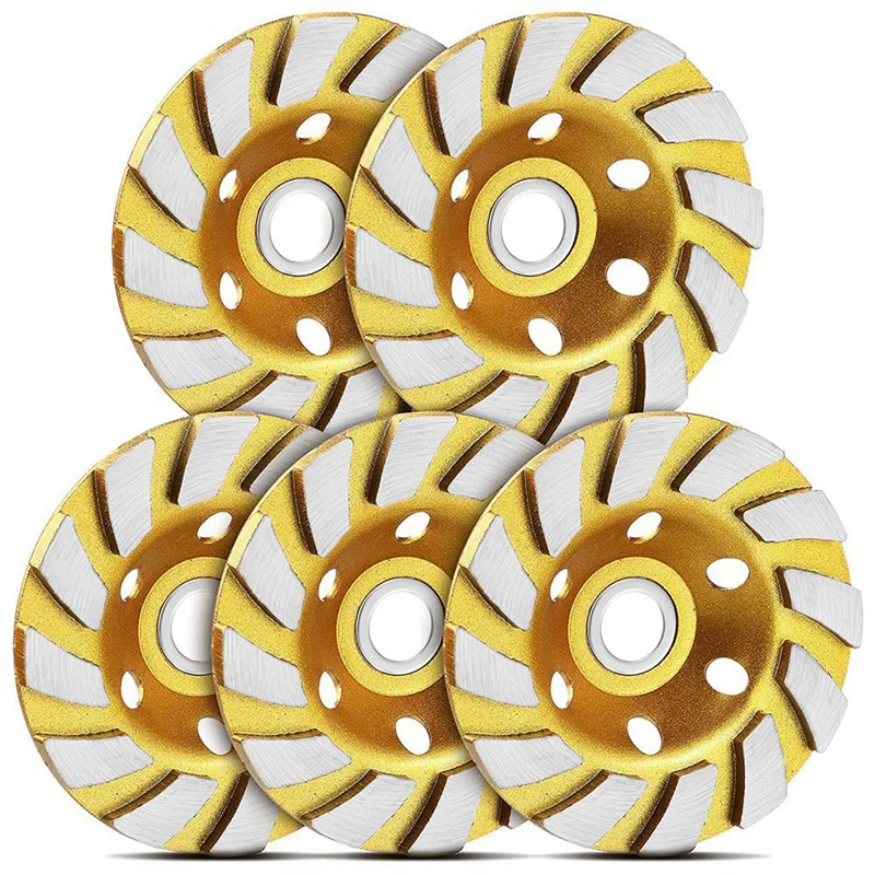 

Diamond Grinding Wheel Concrete Grinding Cup Wheel,Row Angle Grinding Disc for Concrete Marble Masonry Stone Polishing