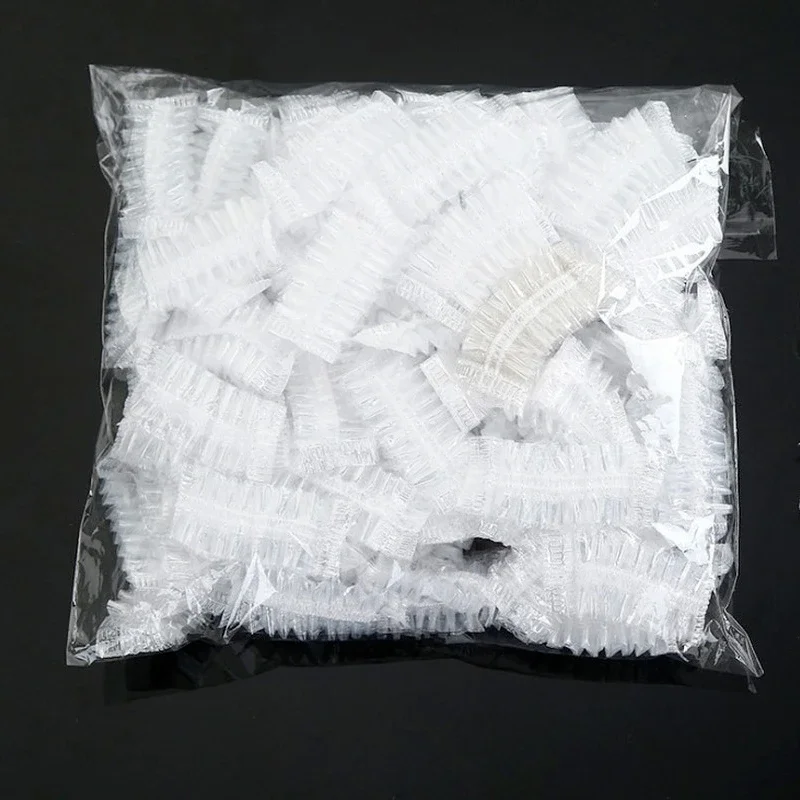 

100pcs Disposable Ear Cover Waterproof Ear Protector for Hair Dyeing Bath Shower Earmuffs Caps Hairdressers Barber Accessory