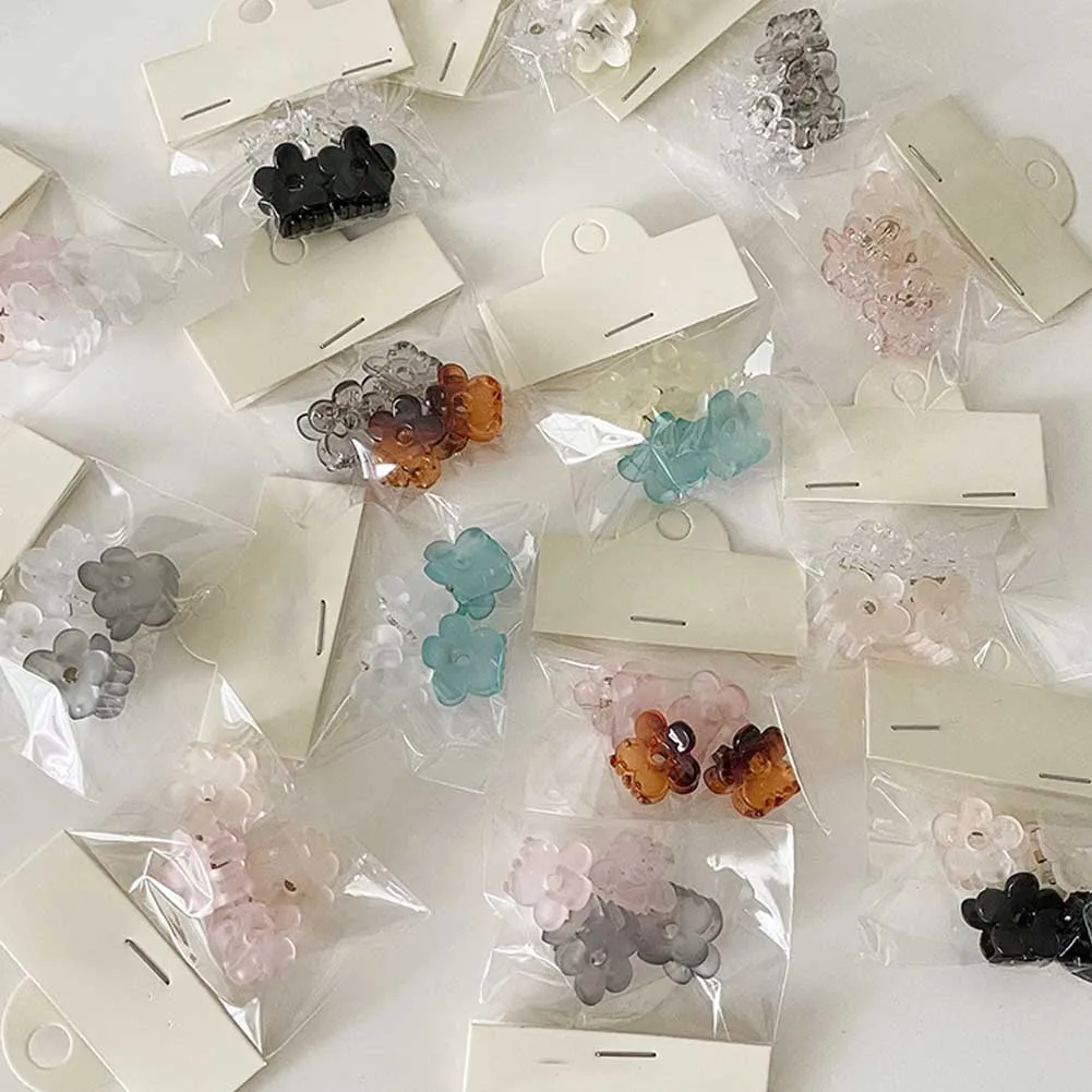 

Korean Sweet Mini Flower Pearl Hairpins Women Girls Hair Claw Barrettes Hair Crab Clips Styling Make UP Tool Hair Accessories