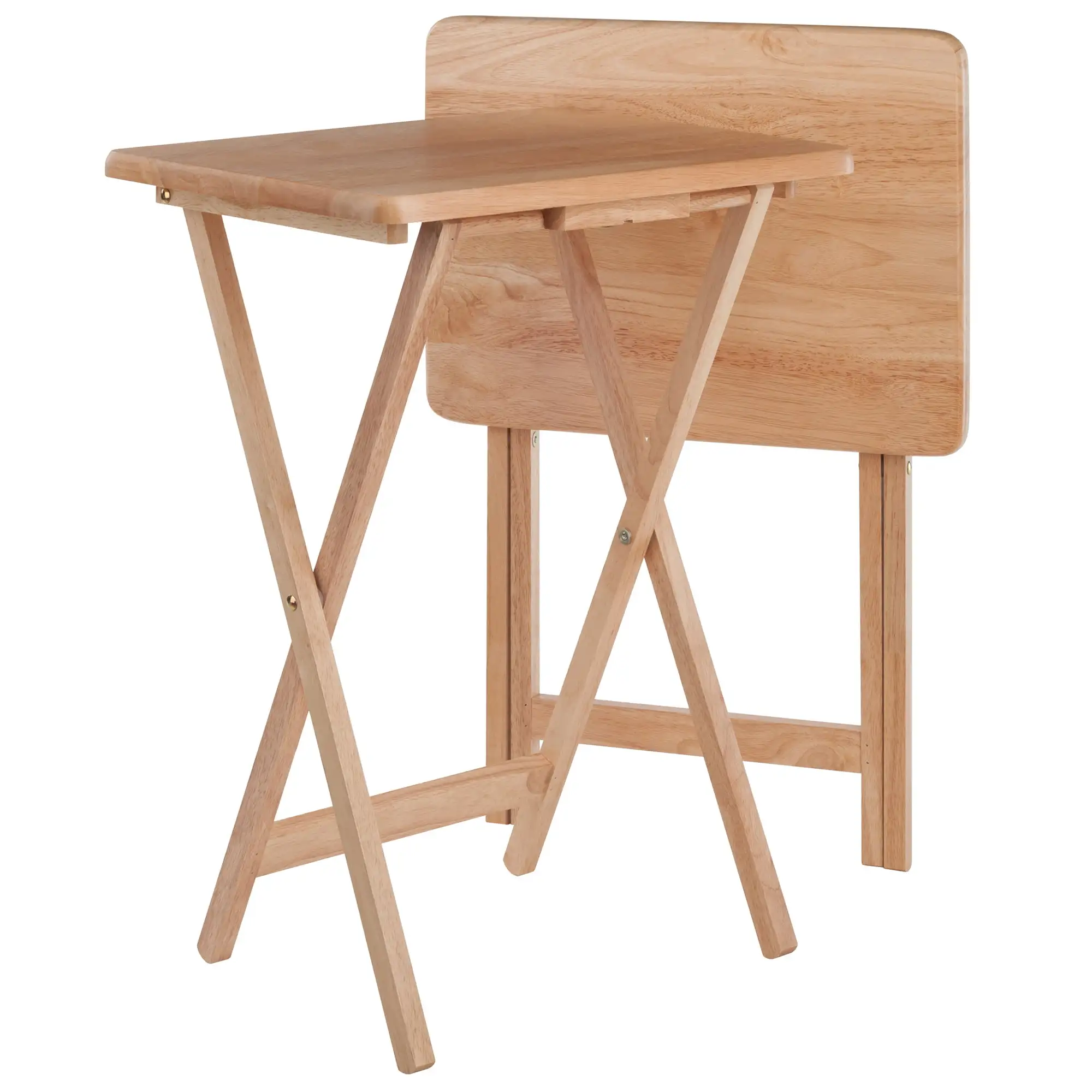 

Winsome Wood Alex 2-Pc Snack Tables, Natural Finish