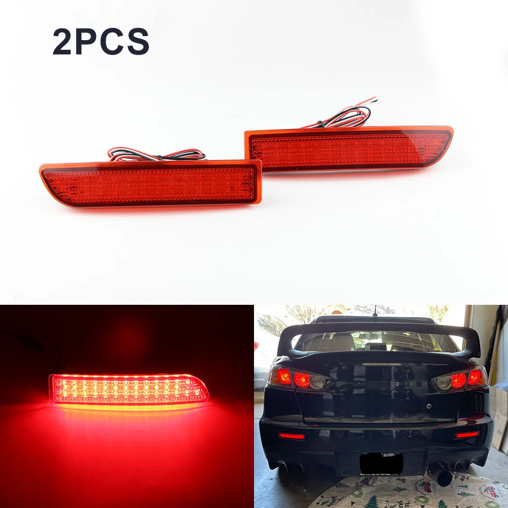 

Светодиодный отражатель заднего бампера противотуманный фонарь задний стоп-сигнал стоп-сигнал для Toyota IPSUM Avensis Alphard Gaia Estima RAV4 PREVIA