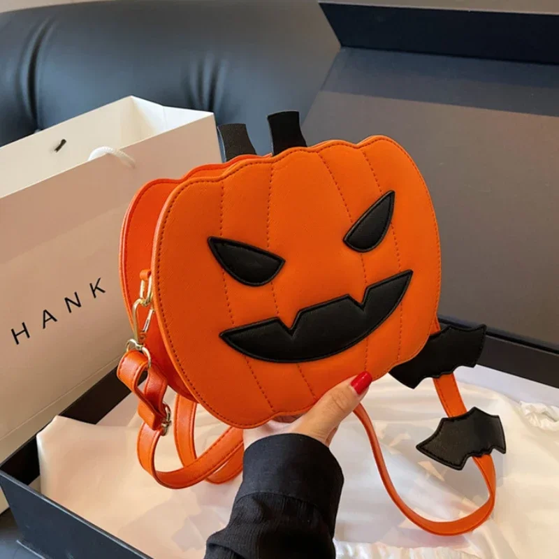 

Luxury Designer Handbag 2024 Halloween Pumpkin Bag Cute Underarm Harajuku Tote Bag Crossbody Ladies Bags Purses Bagutte Handbags