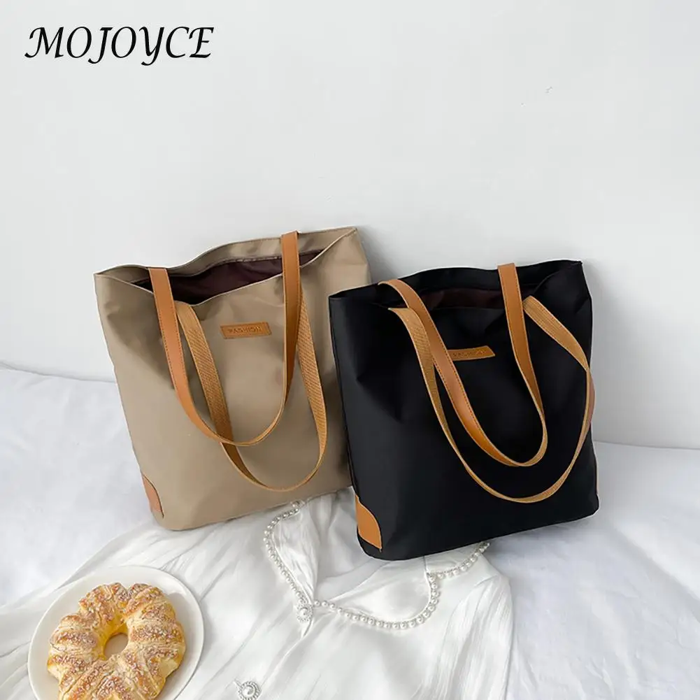 

Oxford Cloth Women Simple Shoulder Bag Large Capacity Portable Handbags for Female Students Girls Travel Computer Totes Shopping