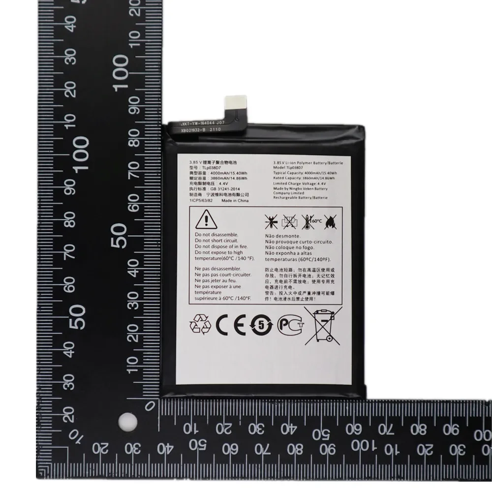 Высокое качество 4000 мАч TLP038D7 TLP038D1 Сменный аккумулятор для Alcatel 3L 2020 5029D телефона