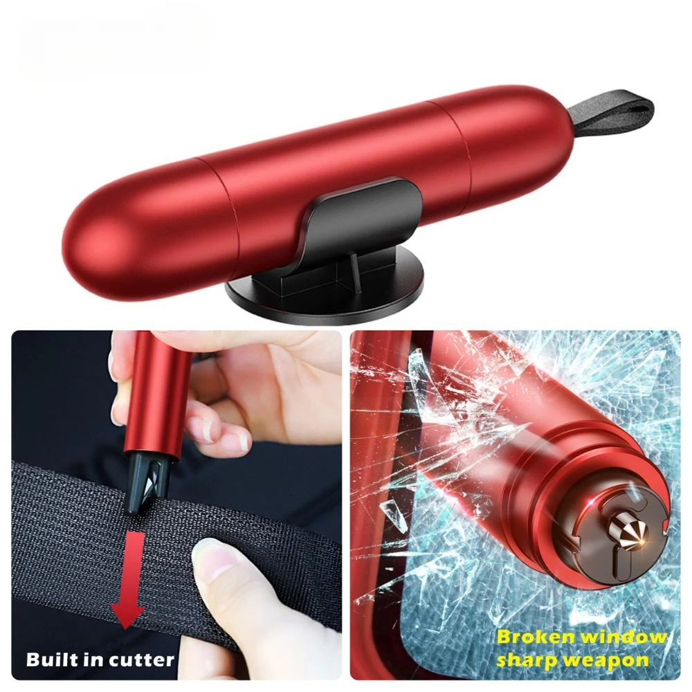 

Car Window Glass Breaker Cutter For Seat Belt Safety Hammer Life-Saving Escape Hammer Cutting Knife Escape Portable Blade Tool
