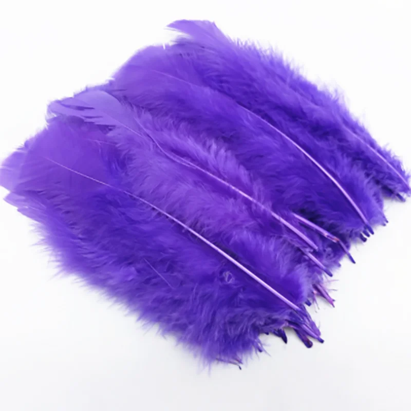 

100 pieces of 10-18cm soft natural turkey feather decoration accessories Carnival wedding dress jewelry feather DIY crafts