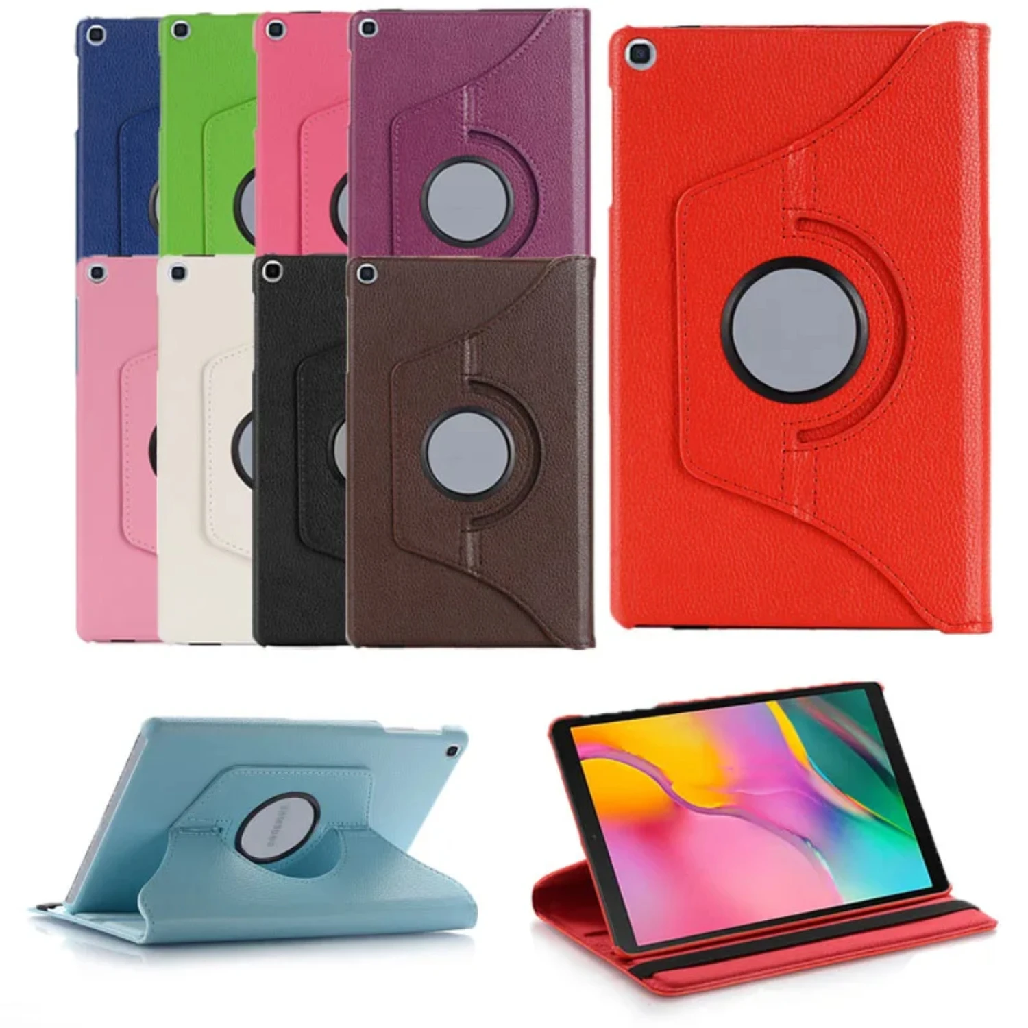 Чехол 8 0 дюйма Coque Tab A 2019 SM-T290 T295 T297 вращающийся чехол Smart PU T290