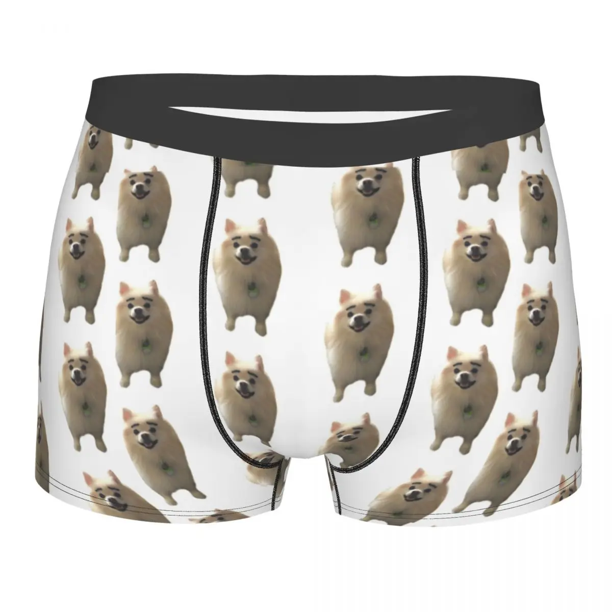 

Сексуальные трусы-боксеры, мужские трусы Heh Dog Meme, нижнее белье, мягкие трусы для мужчин