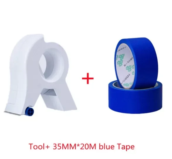 

Masking Tape Applicator Dispenser Machine Wall Floor Painting Packaging Sealing Tool for 1.88-2" x 60 Yard Standard Tape