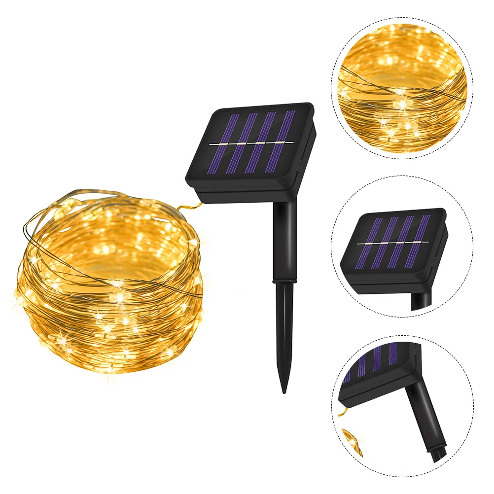 

1Pc Solar Bright Exquisite Festival Light String for Christmas