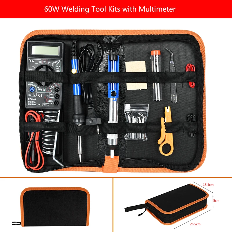 Паяльник с регулируемой температурой 110 В 220 60 Вт