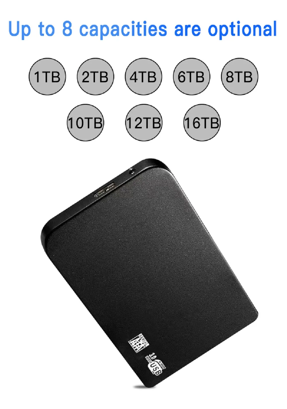 100% Original Mobile Hard Drive 1TB High-speed Portable SSD 2TB External Solid State Hard Drive USB3.0 Interface HDD  for Laptop images - 6