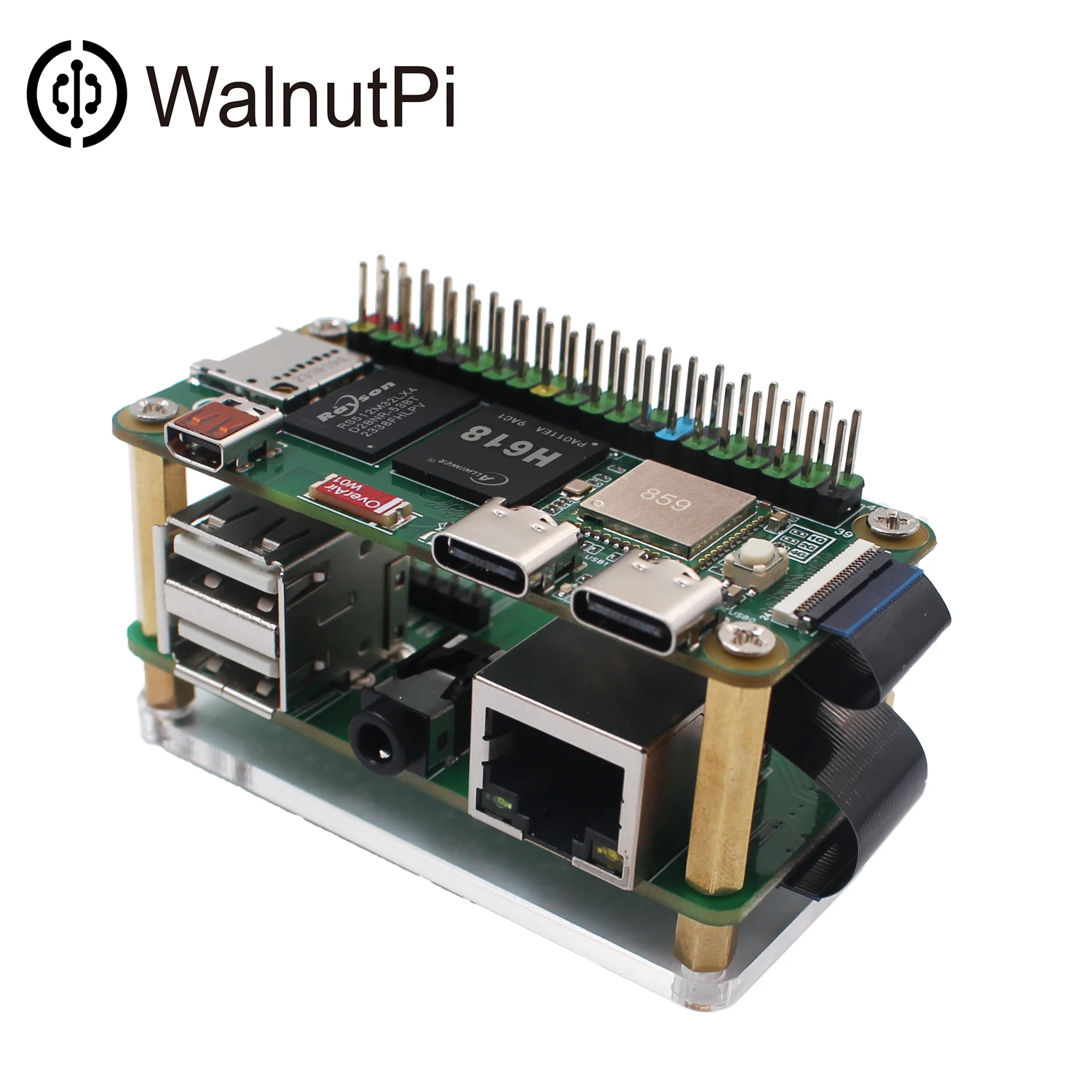 Плата расширения Walnut Pi ZeroW макетная плата Linux H618