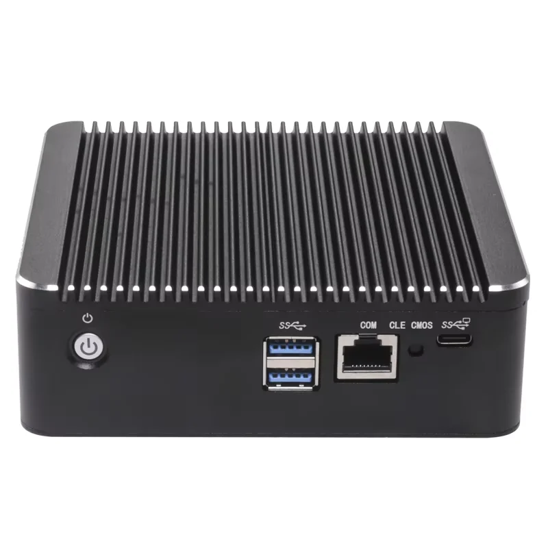 Фото Безвентиляторный мини-ПК-файрвол Solid Fanless на базе Intel i5-8250U, N95, N150, Pentium 6405U, 4417U с 4x2.5G LAN, DDR4, NVMe для OPNsense, pfSense, домашнего сервера №2