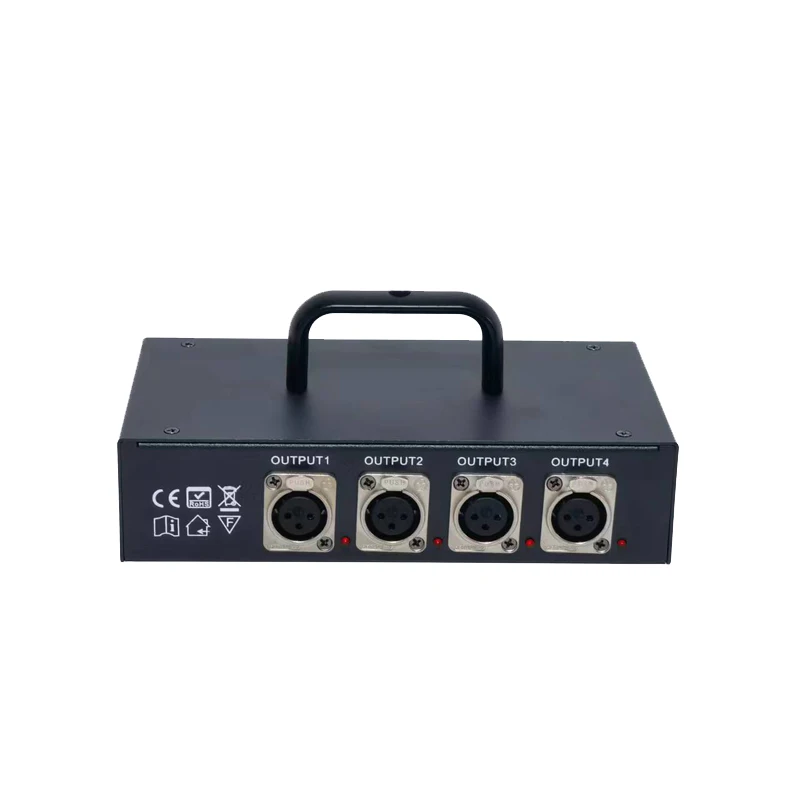Мини-разветвитель сигнала DMX512 с 4 портами консоль управления выход канала для