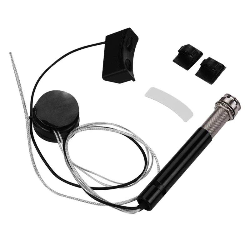 

Ukulele Piezo Pickup Preamp Pick-Up System Jack With Volume & Tone Control Accessories