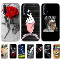 soft tpu silicon case for honor 9a case cover huawei honor 9x 9c 9s 9 lite 20 funda coque shockproof honor20 honor 20 nova 5t