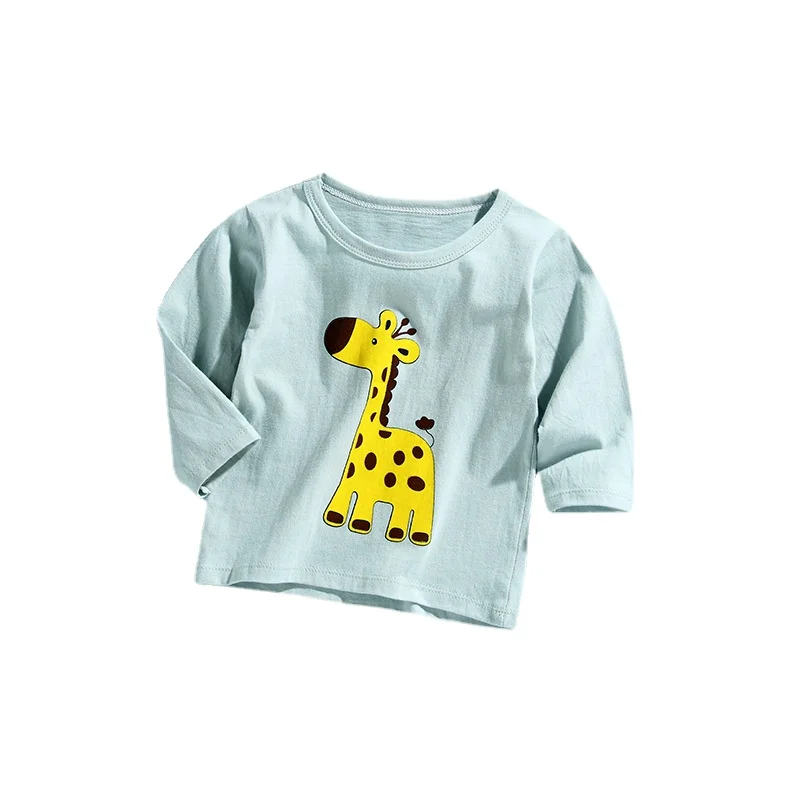 

Футболка детская хлопковая с длинным рукавом, 12-6 лет