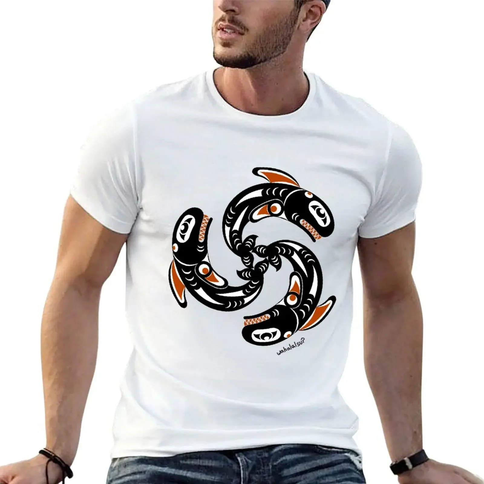 Футболка Guadians of the Salish Sea футболка с аниме эстетичная одежда футболки для мужчин