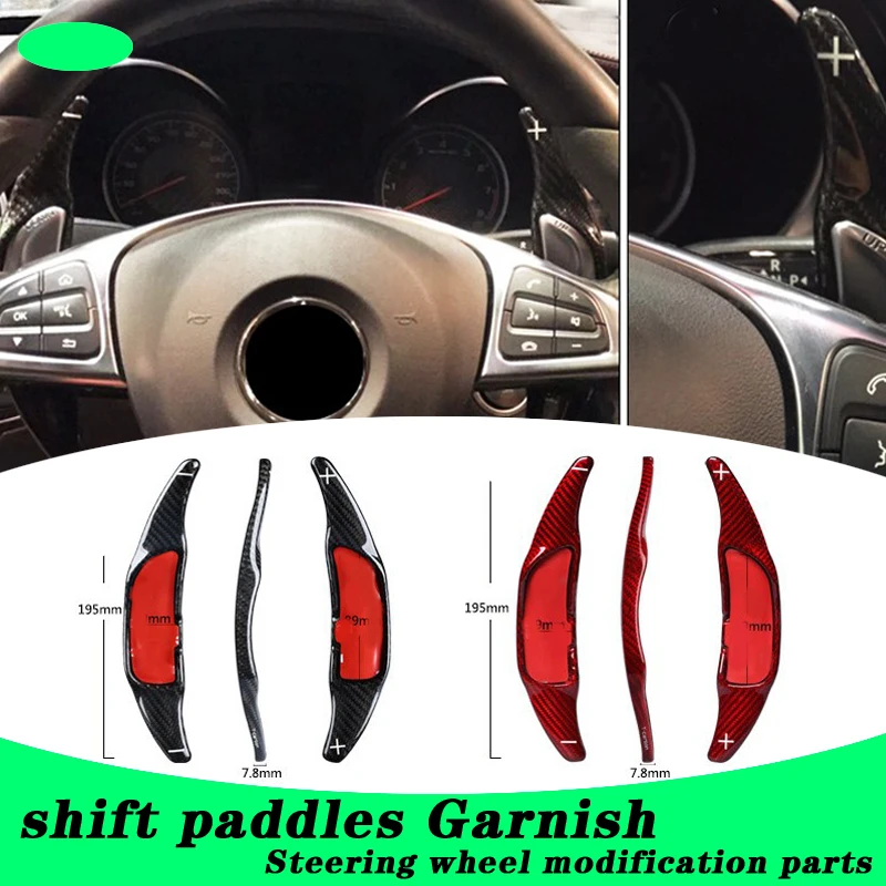 

for Mercedes-Benz A45 AMG A class shift paddles Garnish carbon fiber Steering wheel modification parts forged