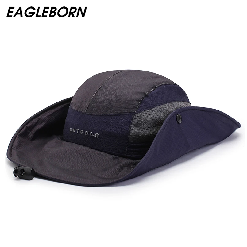 

Летняя рыболовная шляпа с широкими полями для мужчин и женщин, дышащая сетчатая пляжная шапка от солнца, Мужская Уличная Кепка для рыбалки с защитой от ультрафиолета, 2023