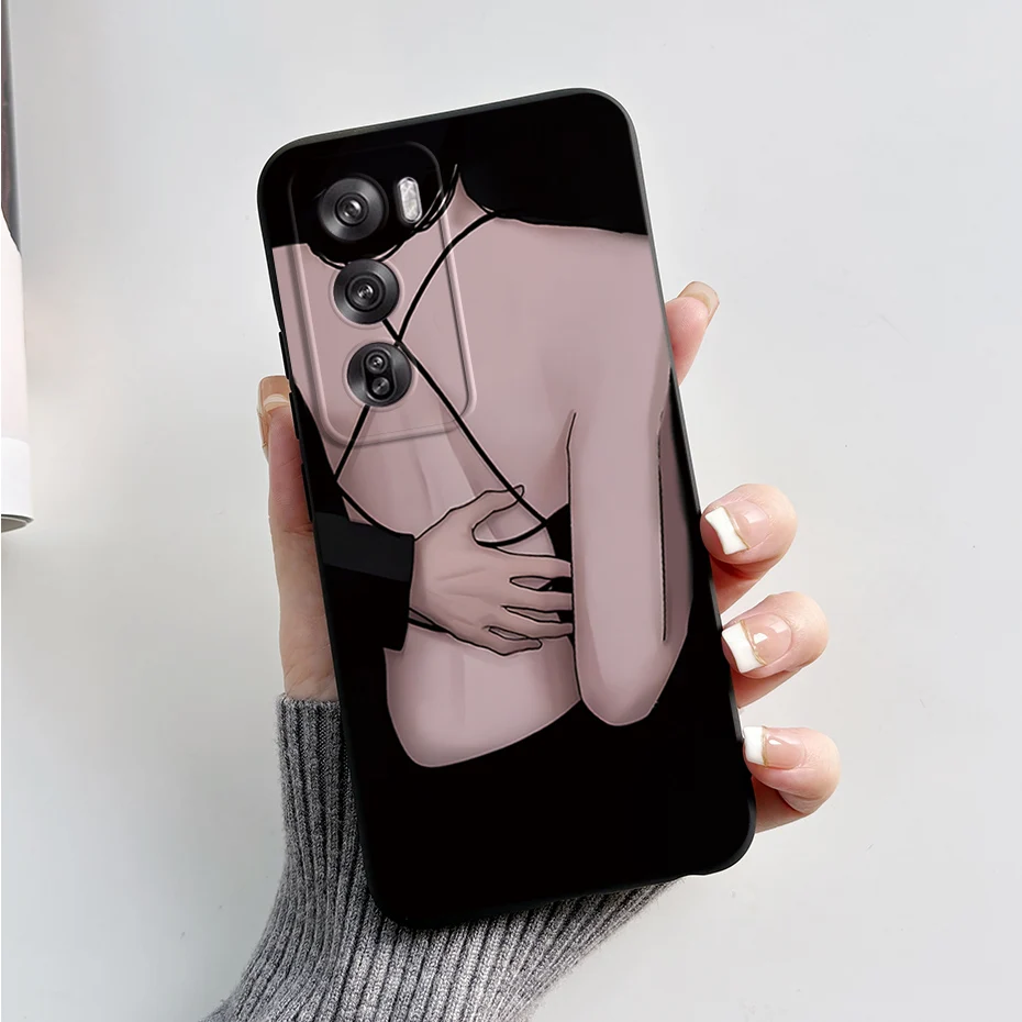 Чехол для Oppo Reno12 Pro 5G чехол телефона силиконовый мягкий стильный рисунок