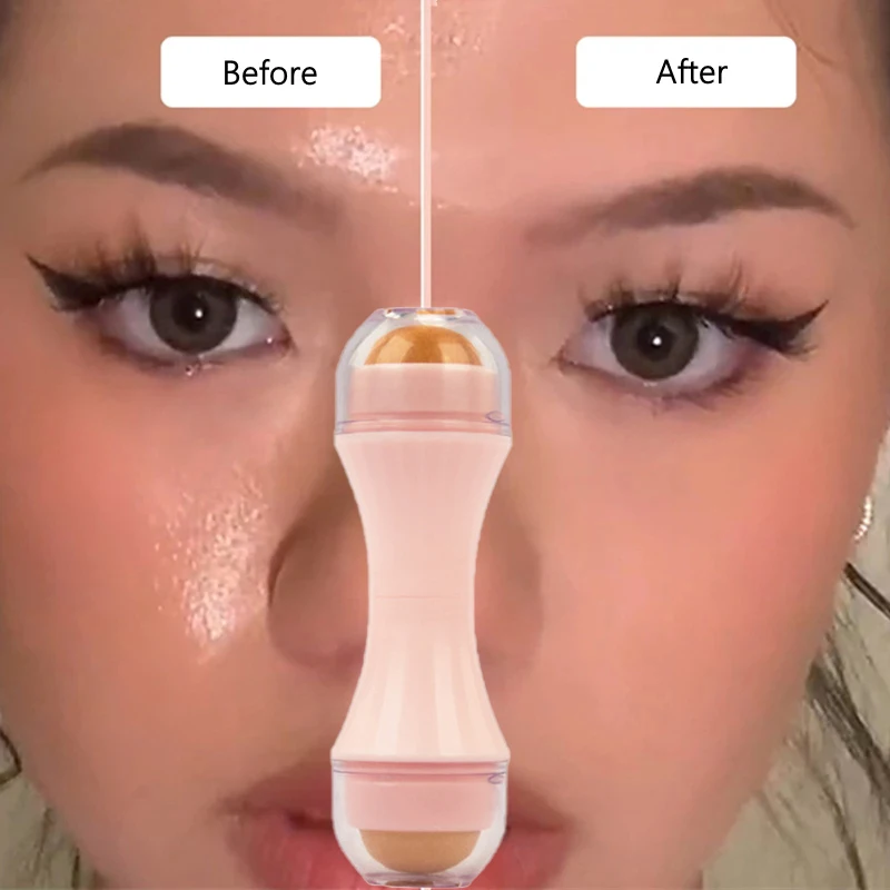 

Face Oil Absorbing Roller Volcanic Stone Blemish Remover Face T-zone Oil Removing Rolling Stick Ball Summer Face Shiny Changing