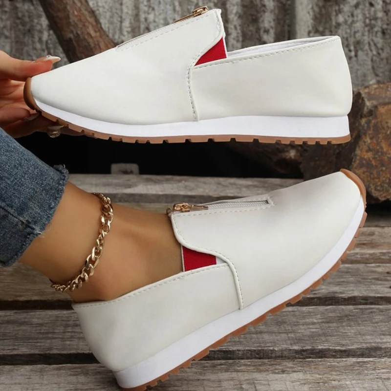 Women Slip On Loafers Flats Walking Shoes 35-43