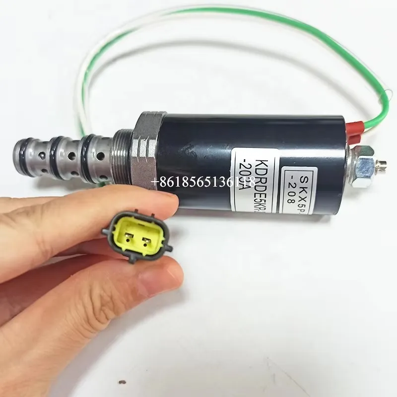 SKX5P-17-210 KDRDE5KR-20/40C13-203A Электромагнитный клапан для экскаватора SH200 SH120 SH280 A1 A2 A3 SH200-1