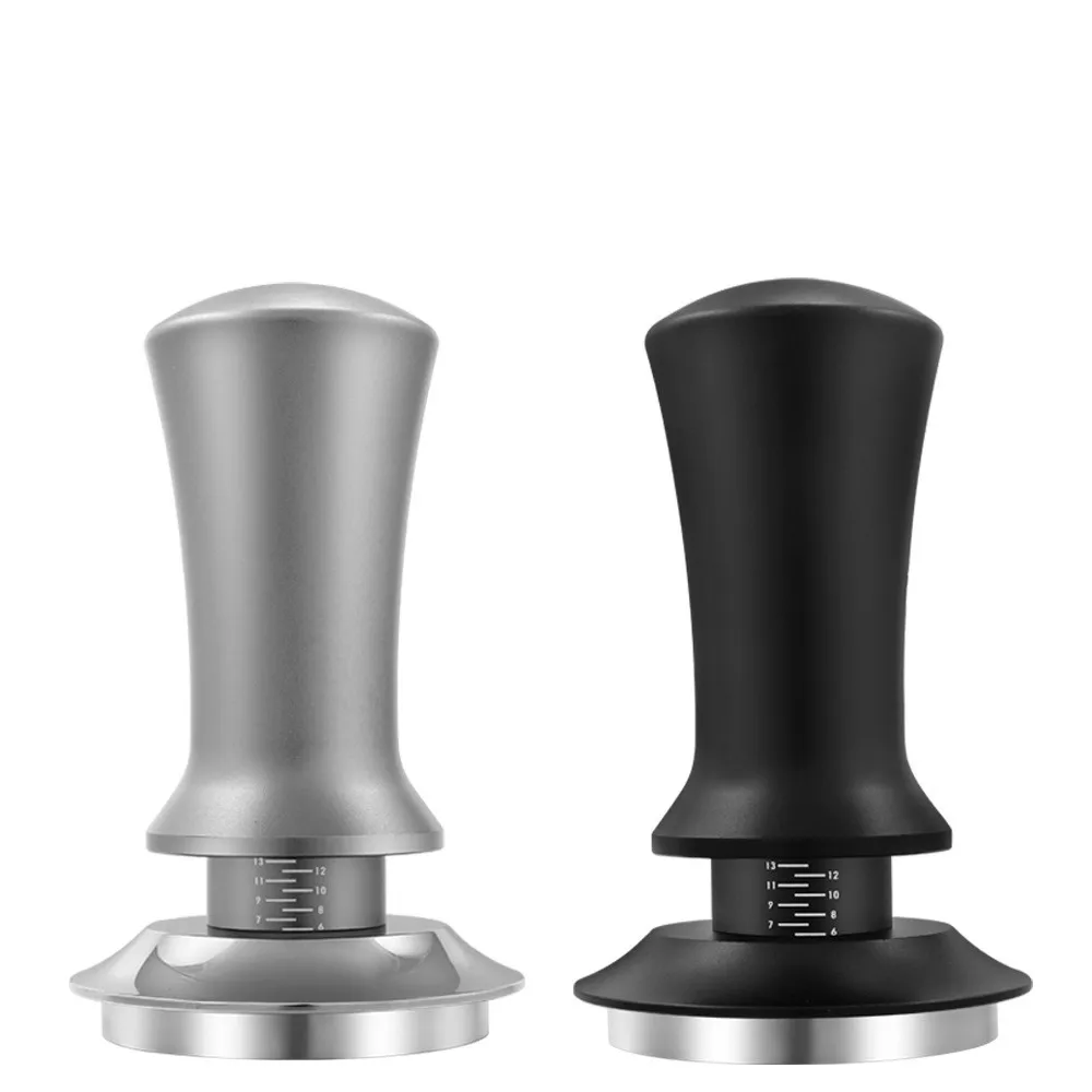 

Adjustable Depth Coffee Tamper Calibrated Steady Pressure Espresso Distributor Stainless Steel Froce Tamper Barista Tools