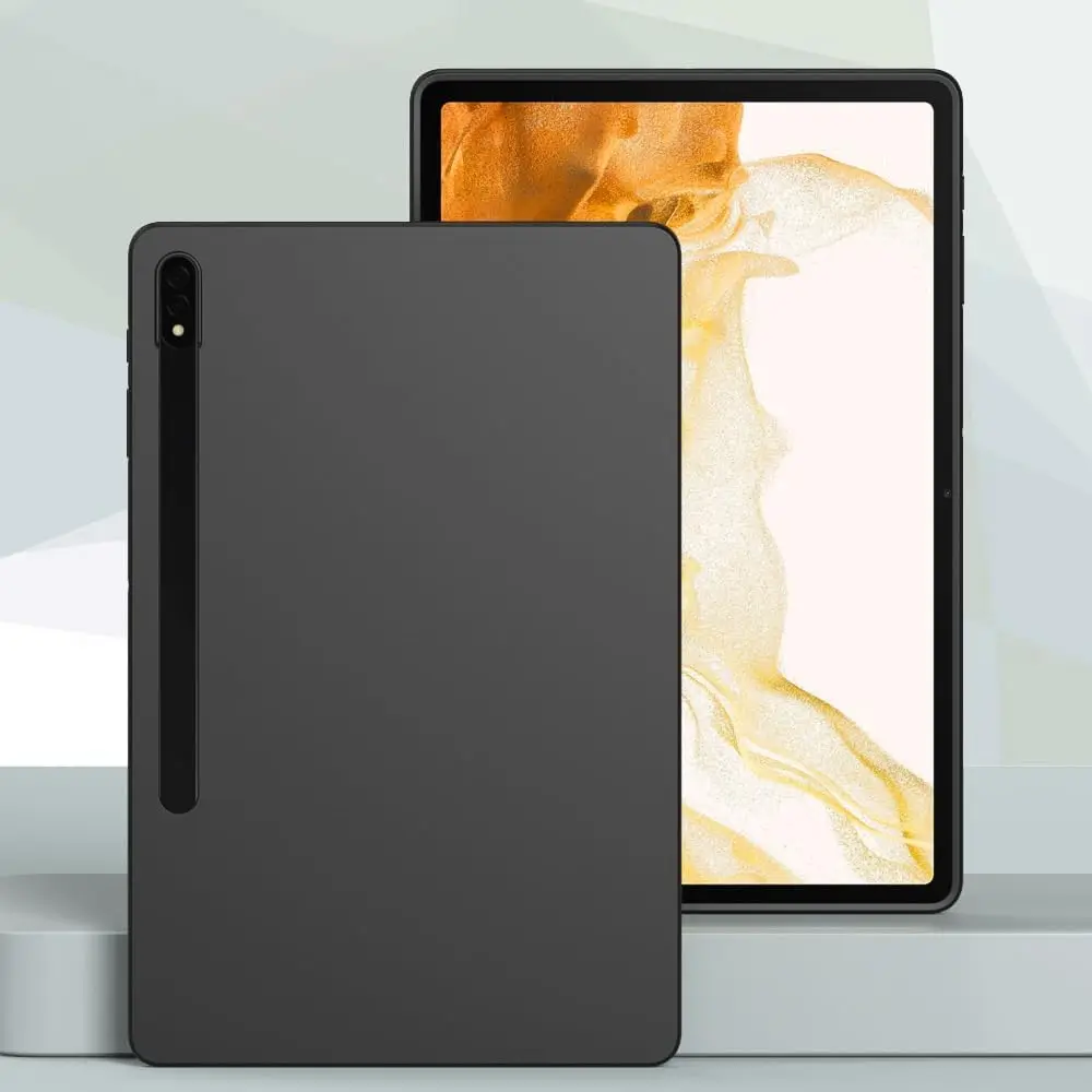 Противоударный чехол для Samsung Galaxy Tab S8 + S8Plus 2022 12 4 &quotSM-X800 X806 X806B черный мягкий