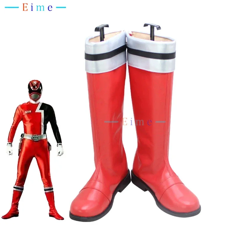 Kikai Kyoryu Ninja Sentai обувь для косплея реквизит из искусственной кожи Хэллоуин
