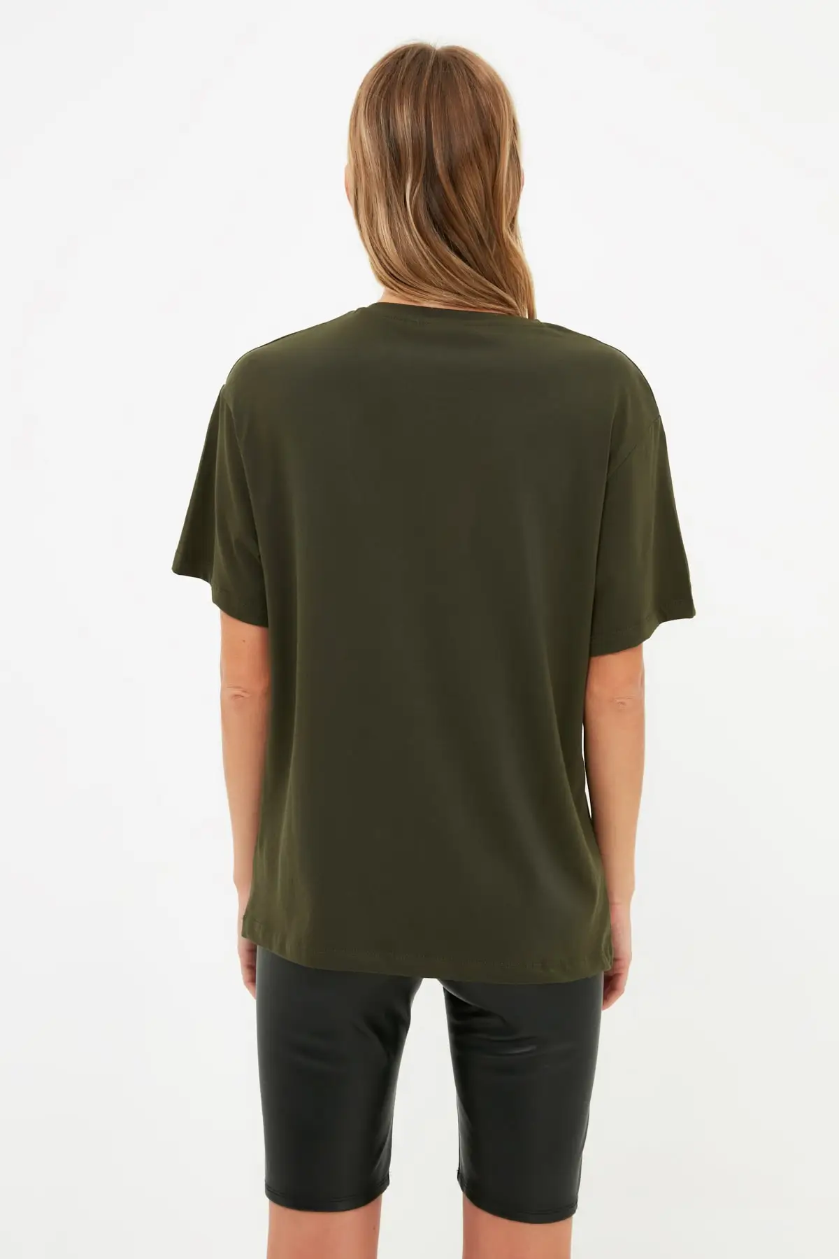 

Trendyol Boyfriend Printed Knitted T-Shirt TWOSS21TS3988