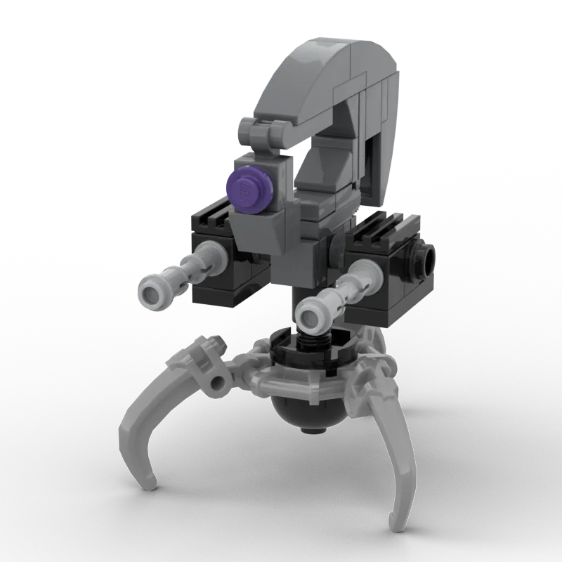 Конструктор MOC Military летающий мотоцикл робот-паук модель военного самолета