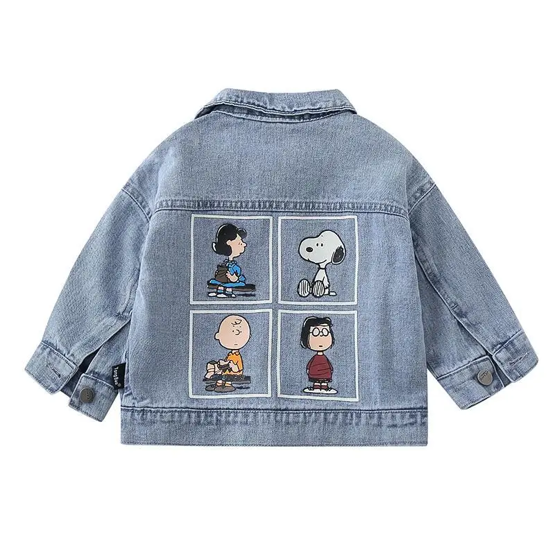 

high quality Denim Jacket For Boys Fashion Coats Spring Autumn Baby Girls Clothes Outerwear Children Jean Kids Jackets Coat 1-6Y