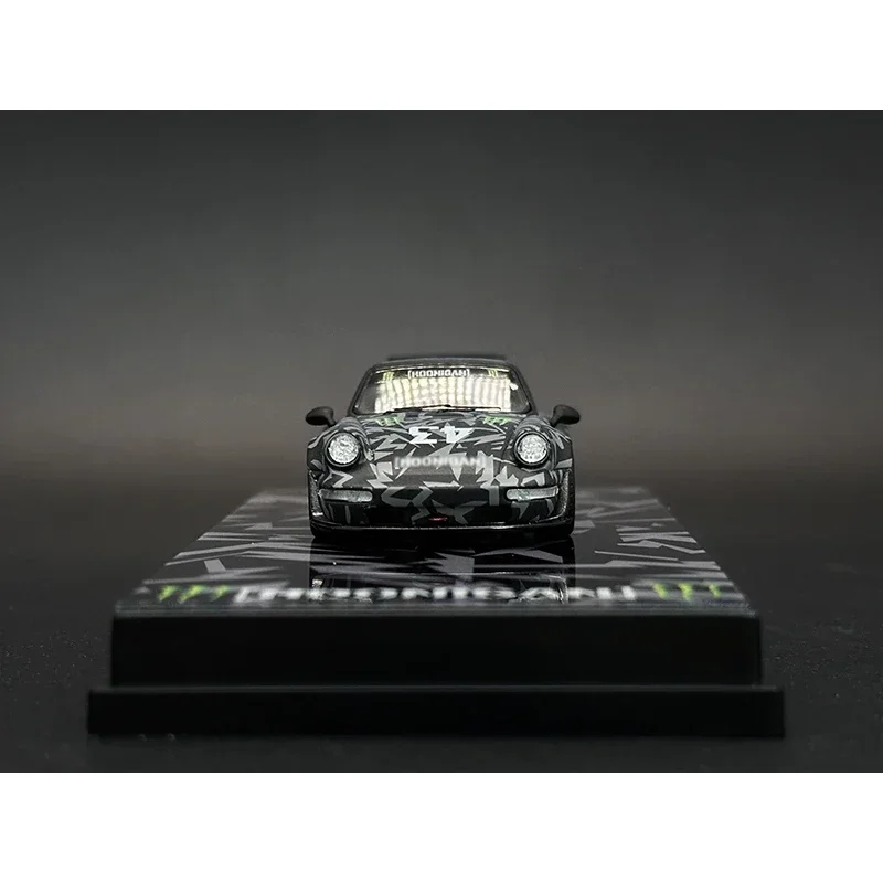 Пламя 1:64 RWB 993 964 KEN BLOCK Диорама Модель автомобиля Коллекционные миниатюрные