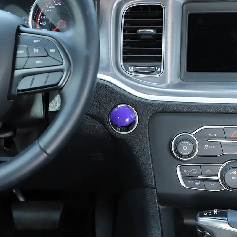 Крышка кнопки запуска двигателя и остановки для Dodge Charger Challenger 2015-2021 RAM 2018-2021