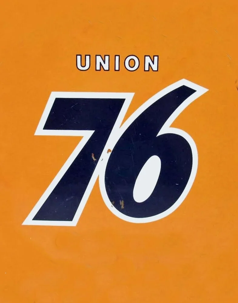 

TIN SIGN "Union 76" Gas Oil Signs Rustic Wall Decor