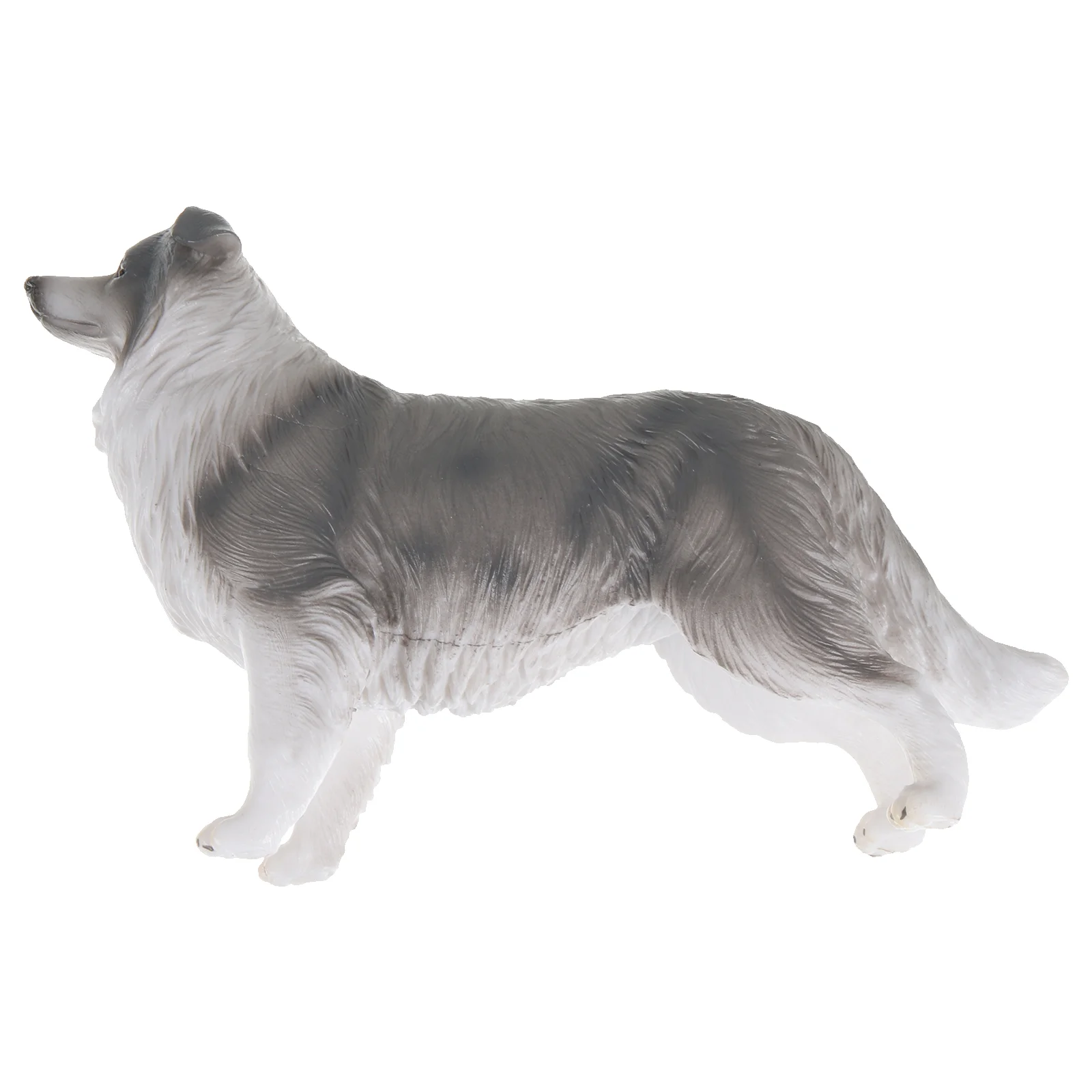 

Desktop Toys Border Collie Model Standing Dog Statue Accessories Models For Kids Figure Decor Toddler