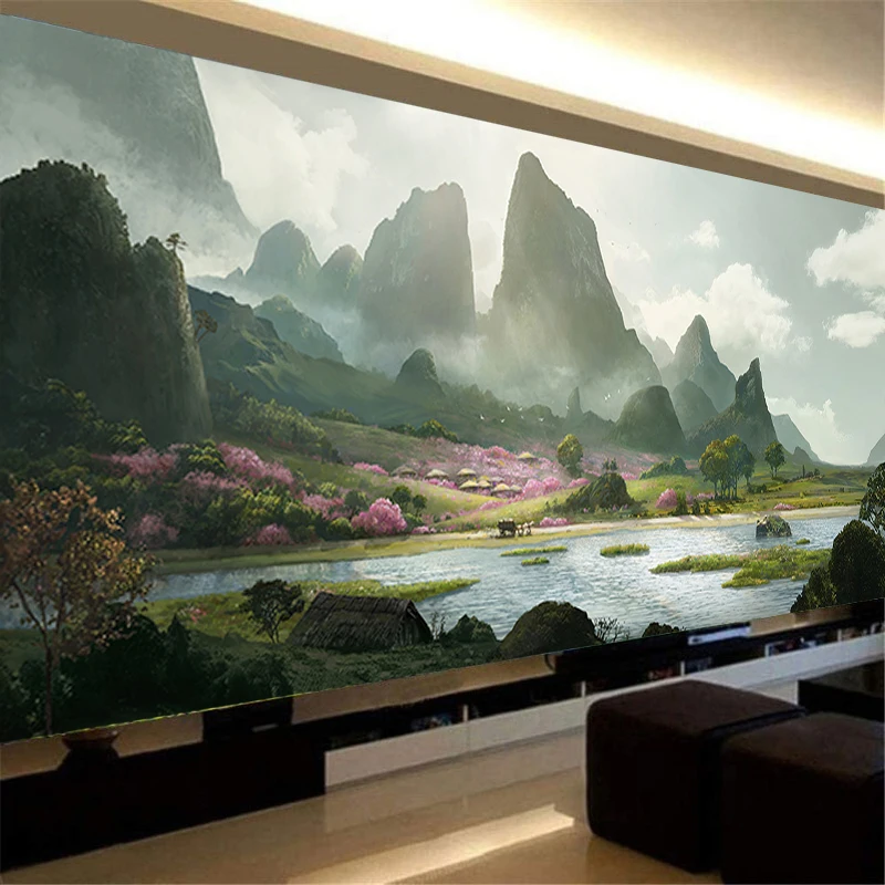 

5D DIY Modern Diamond Painting Morning Mountain Scenery Cross Stitch Full Diamond Embroidery Wall Art Living Room Home Decor