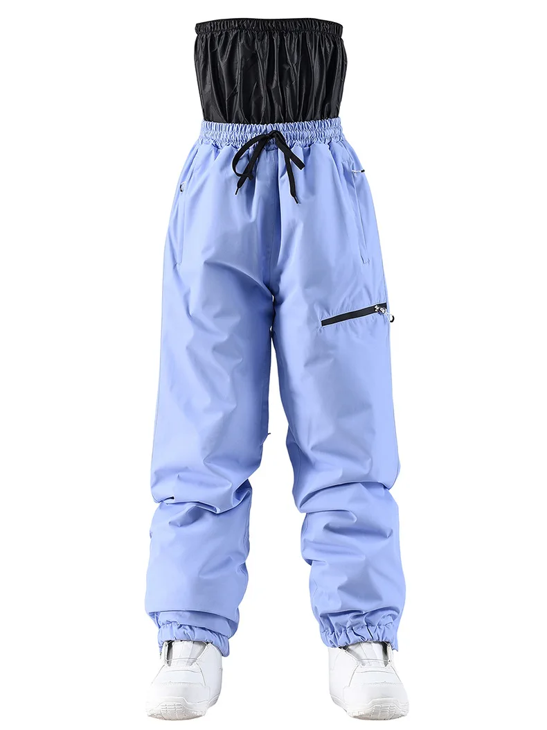 Новинка 2024 -30 ℃ лыжные брюки для мужчин и женщин зимние уличные ветрозащитные