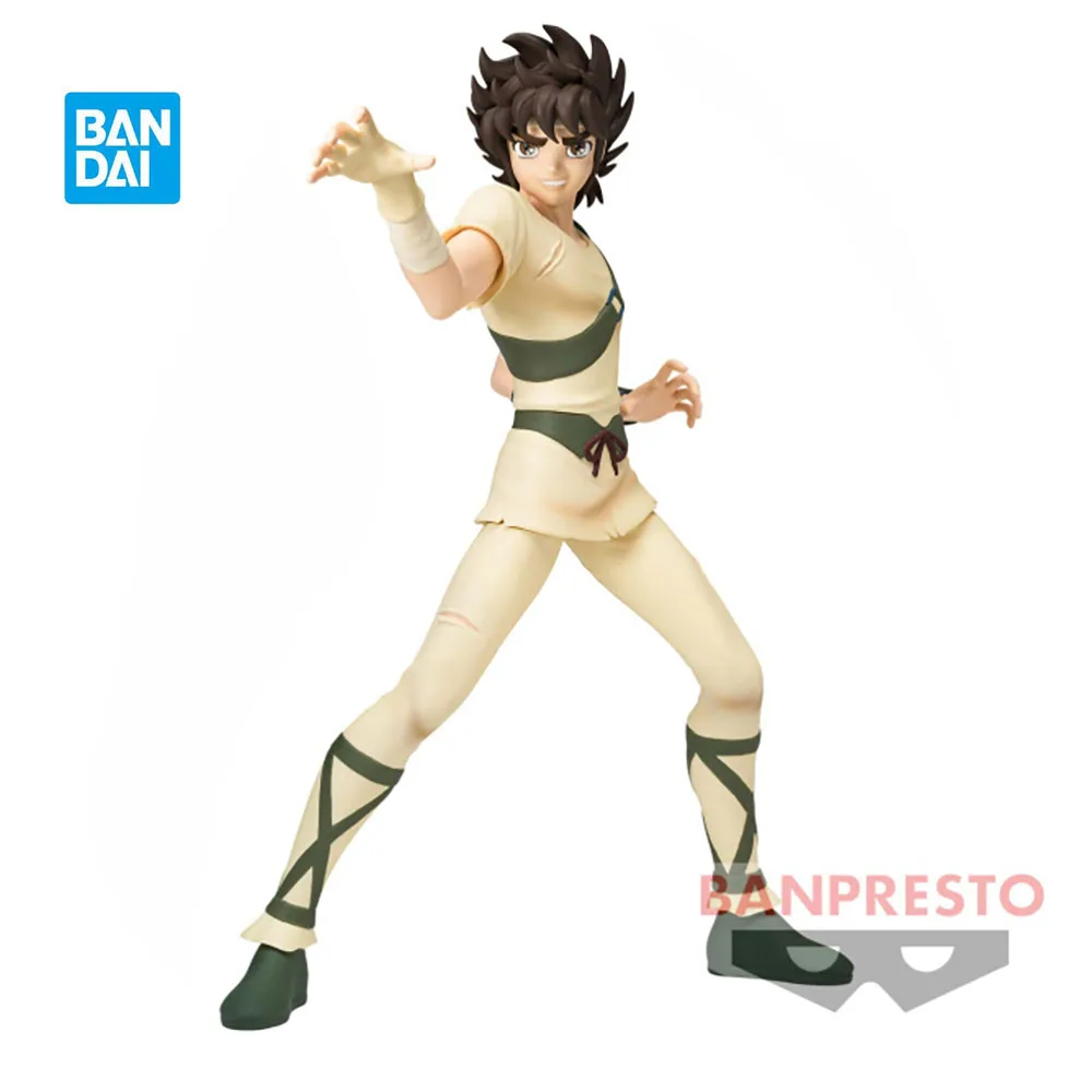 

Аниме модель мультяшного персонажа Bandai Saint Seiya 17 см, Коллекционная серия, детские игрушки, подарки на день рождения